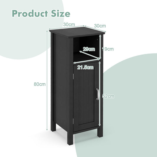 White MDF storage cabinet with waterproof finish for bathrooms, kitchens, bedrooms, and living rooms