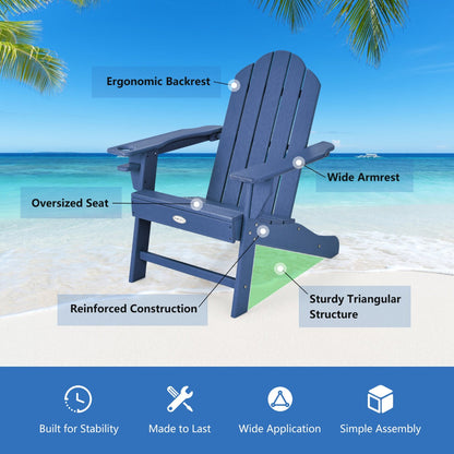 Ergonomic 103-degree backrest and oversized seat provide comfortable support for relaxing outdoors