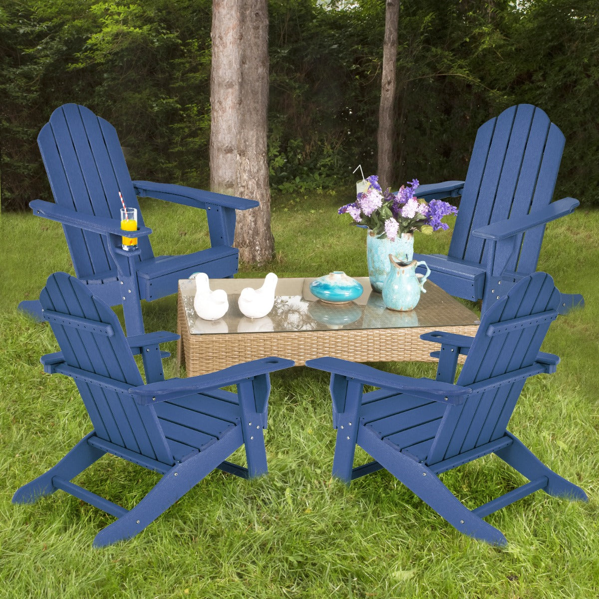 304 stainless steel screws resist rust and help the outdoor chair withstand year-round conditions