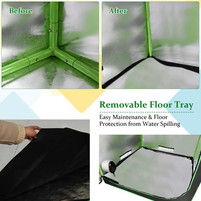 Costway Growing Dark Room with Adjustable Straps for Indoor Plant Germination