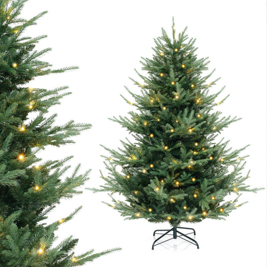 1.8M Artificial Christmas Tree with 778 Tips & 240 LED Lights, 8 Modes, Green