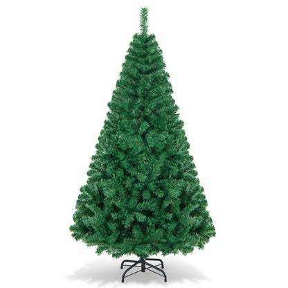 1.8M Artificial Christmas Tree Xmas Pine Tree with Solid Metal Legs