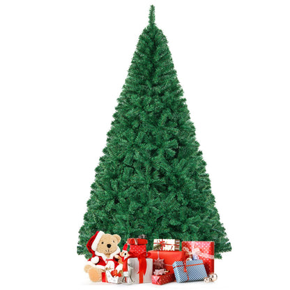 2.4m Artificial Christmas Tree Xmas Pine Tree with Solid Metal Legs