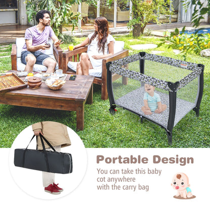 3 in 1 Baby Portacot with Bassinet & Changing Table