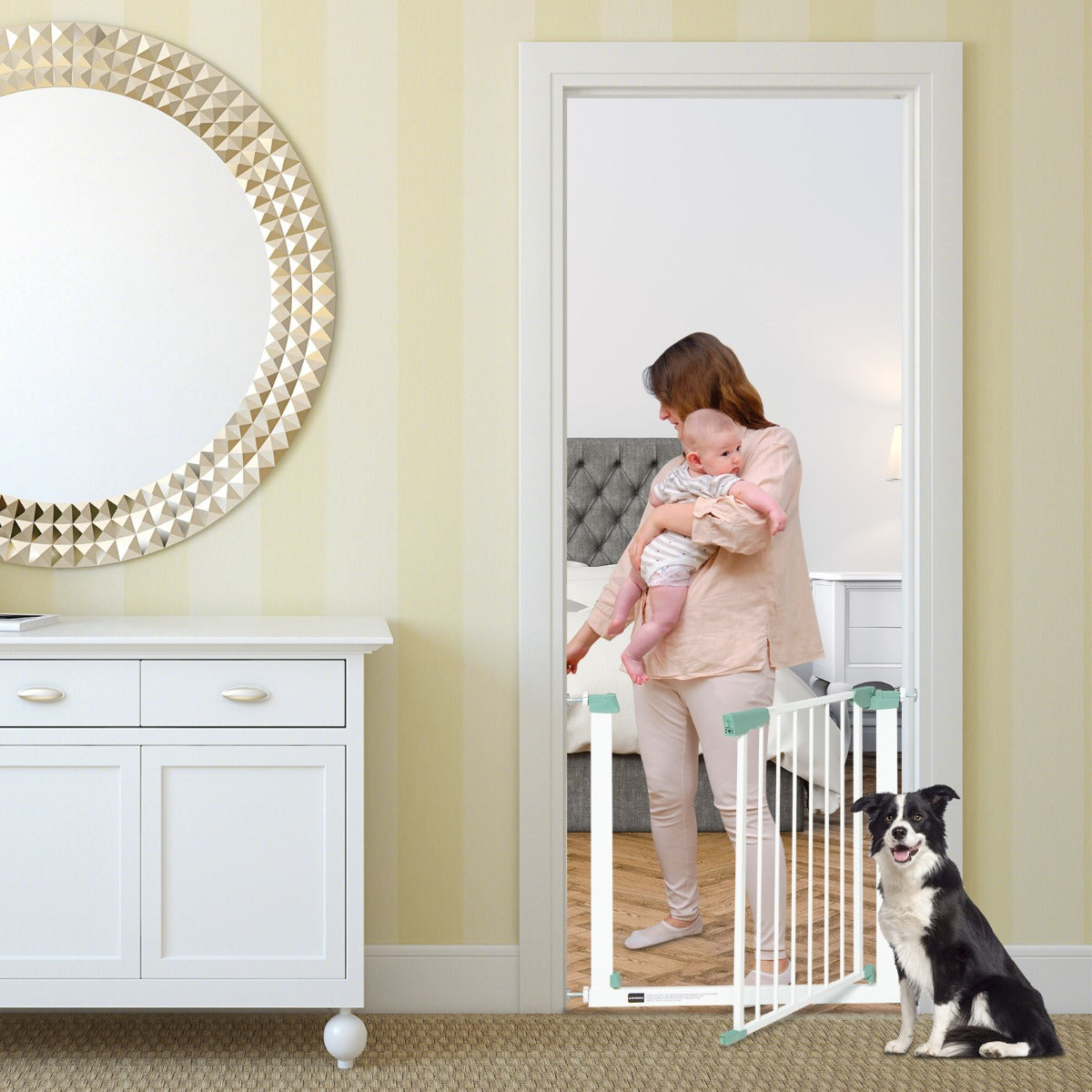 70-119CM Adjustable Baby Safety Gate