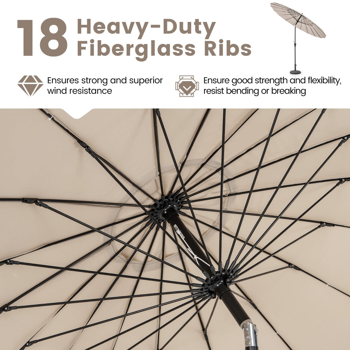 Lightweight two-section pole connects easily with a convenient spring-button system