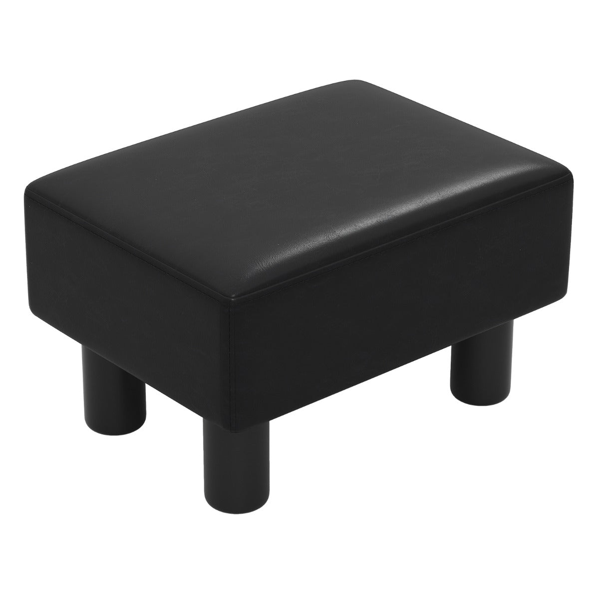 PU Leather Footrest with Storage for Living Room Bedroom