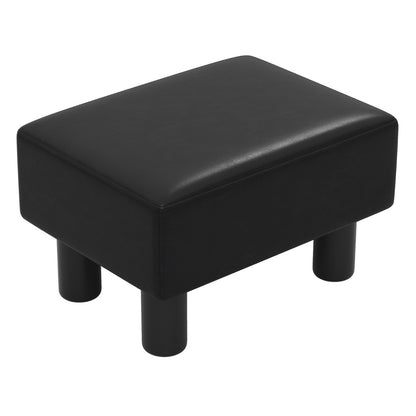 PU Leather Footrest with Storage for Living Room Bedroom