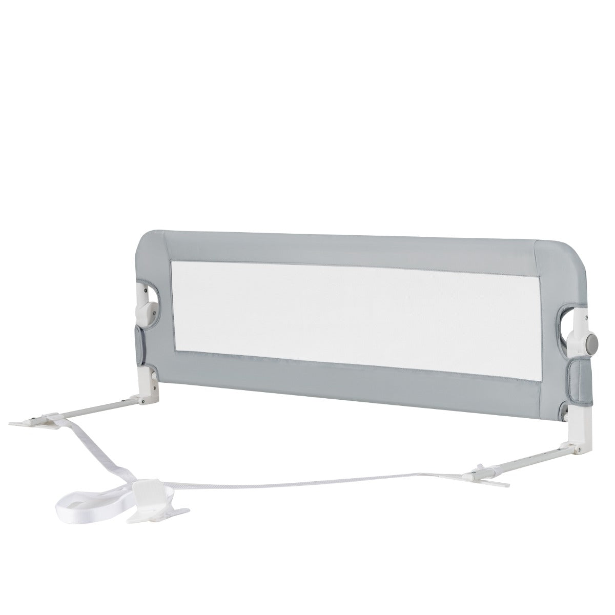 Toddler Bed Rail Guard with Adjustable Safety Strap for Baby