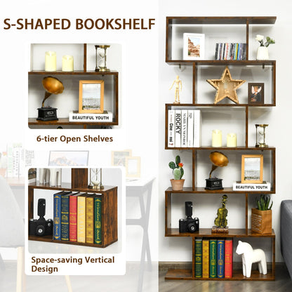 Versatile shelf works as a bookcase, display stand, room divider, storage organizer, or plant stand