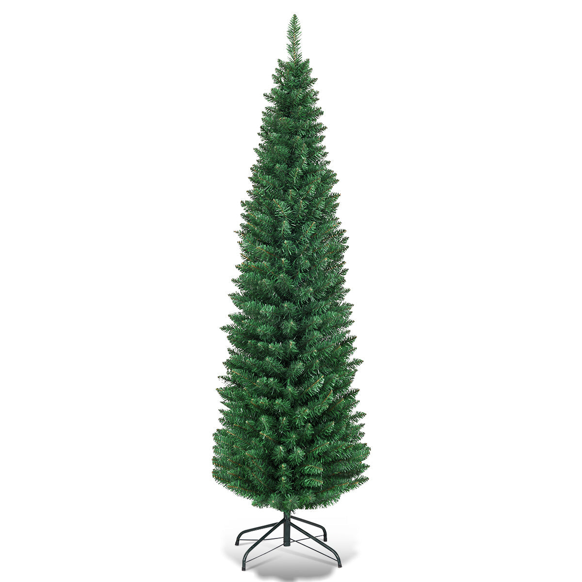 1.5M Slim Pencil Christmas Tree for Indoor & Outdoor Holiday Decor