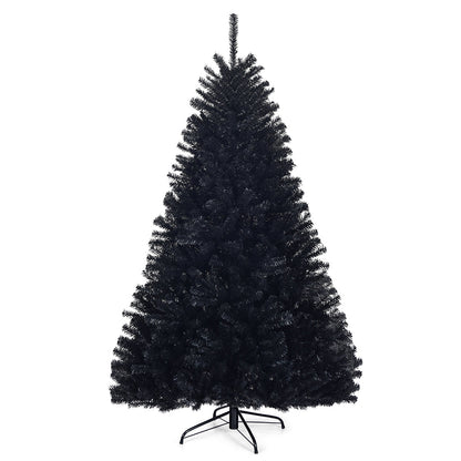 1.8M Black Artificial Halloween Tree with Metal Stand for Indoor/Outdoor Use