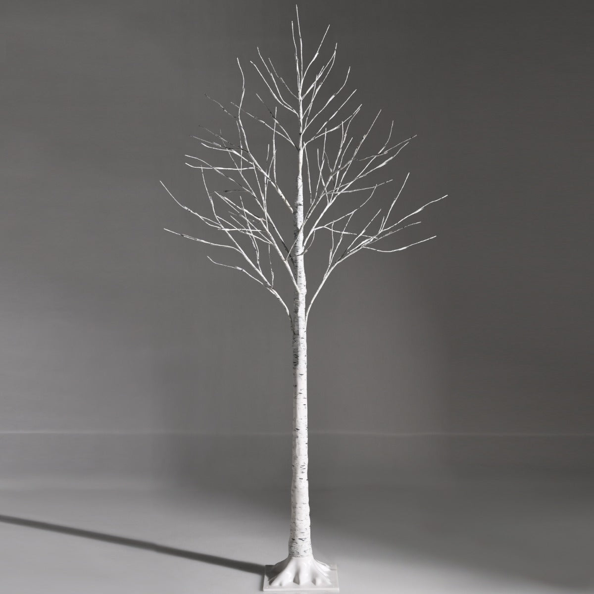 1.5m Artificial Birch Tree with 72 LED Lights – Festive Indoor Decoration