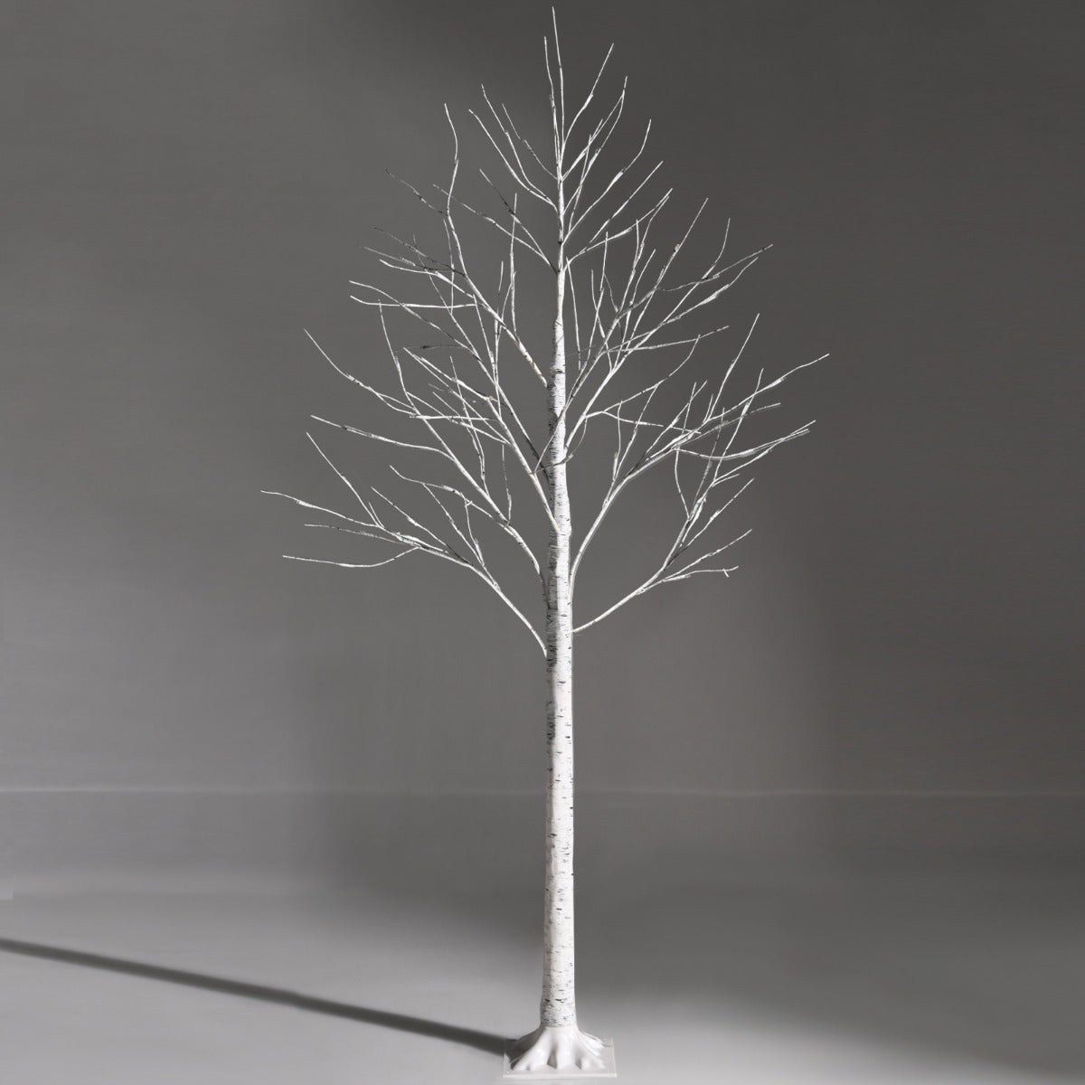 1.8m Artificial Birch Tree with 96 LED Lights for Festive Home Decor