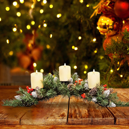1.8M Snow-Flocked Artificial Christmas Tree with 600 Tips and Metal Stand