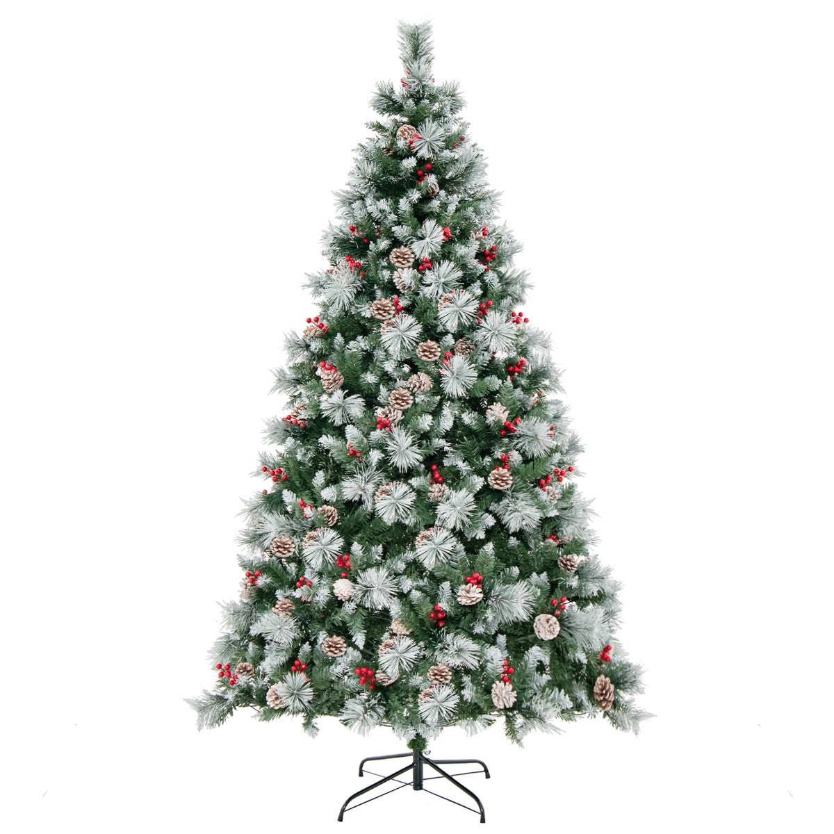 1.85M/2.15M Pre-Lit Christmas Tree with Pine Needle-1.95 M