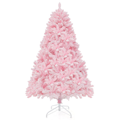 185CM Flocked Christmas Tree with 808 PVC Branch Tip