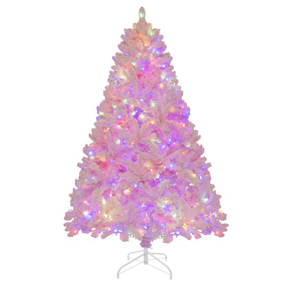 185CM Flocked Christmas Tree with 808 PVC Branch Tip