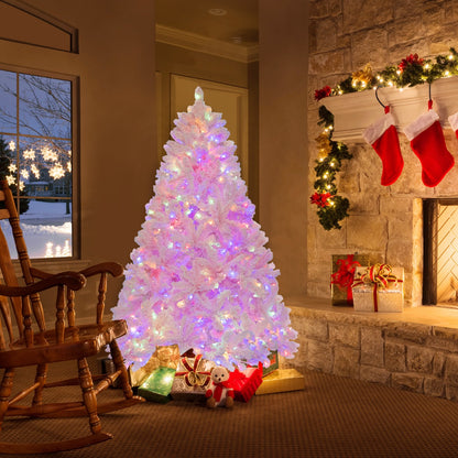 185CM Flocked Christmas Tree with 808 PVC Branch Tip