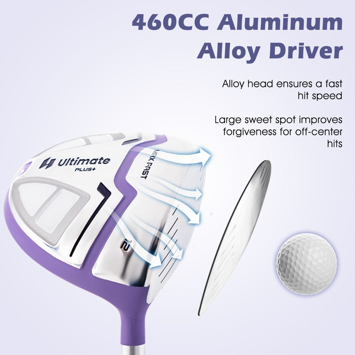 Women’s Complete Golf Club Set, Right Hand-Purple