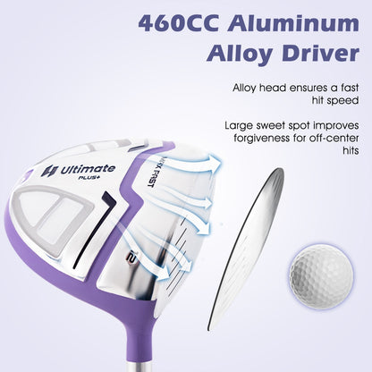 Women’s Complete Golf Club Set, Right Hand-Purple