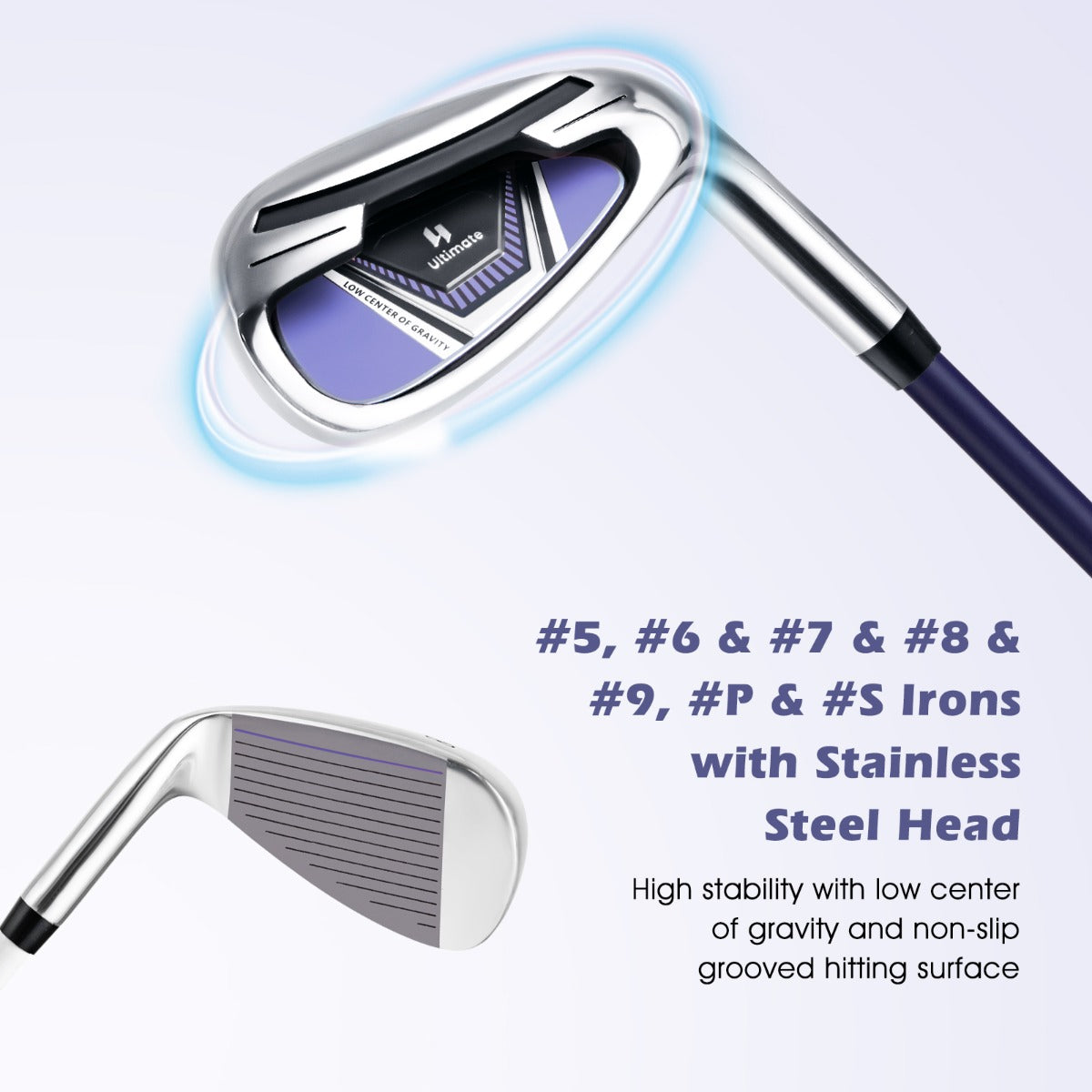 Women’s Complete Golf Club Set, Right Hand-Purple