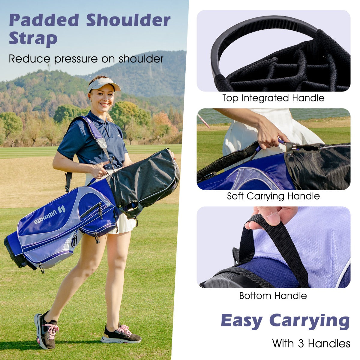 Women’s Complete Golf Club Set, Right Hand-Purple