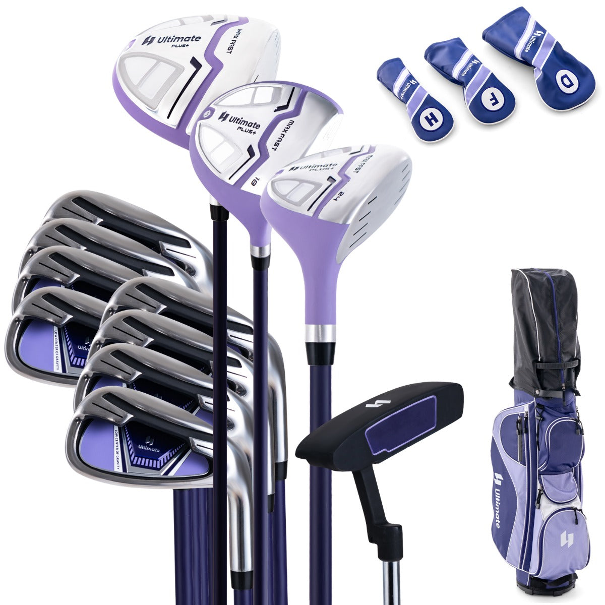 Women’s Complete Golf Club Set, Right Hand-Purple
