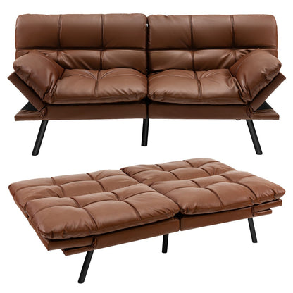 Soft PU leather cover provides a skin-friendly, breathable surface for relaxing at home or work