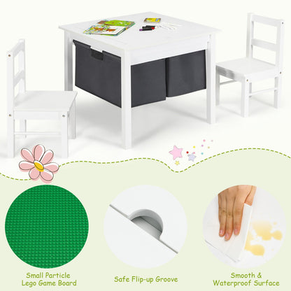 Detailed instructions make assembly simple for this versatile kids table and chair furniture set