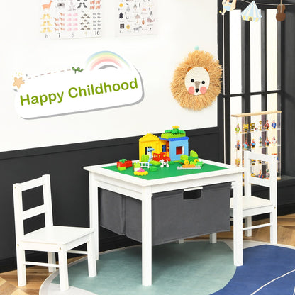 Detailed instructions make assembly simple for this versatile kids table and chair furniture set
