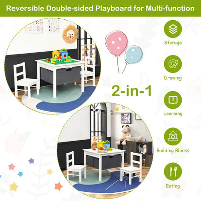 Compact 65 x 65 x 53 cm table suits bedrooms, playrooms, classrooms and children's activity areas
