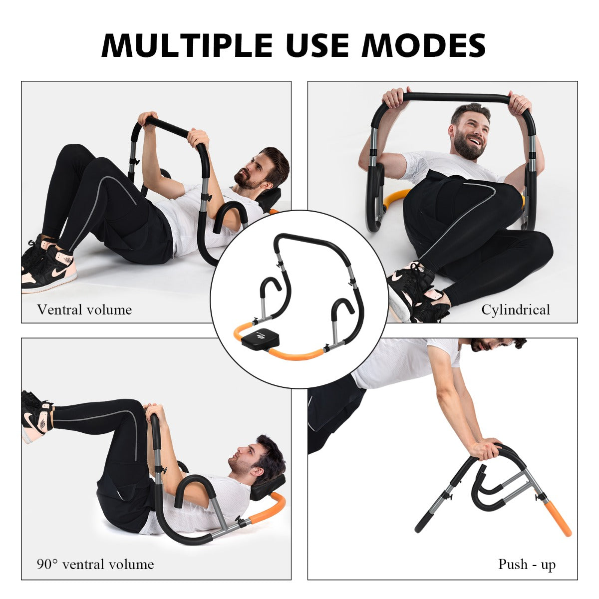 Easy-to-store ab exerciser offers a versatile way to improve abdominal strength and workout consistency