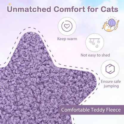 Multi-level Cute Cat Tree with Sisal Covered Scratching Posts and Condo