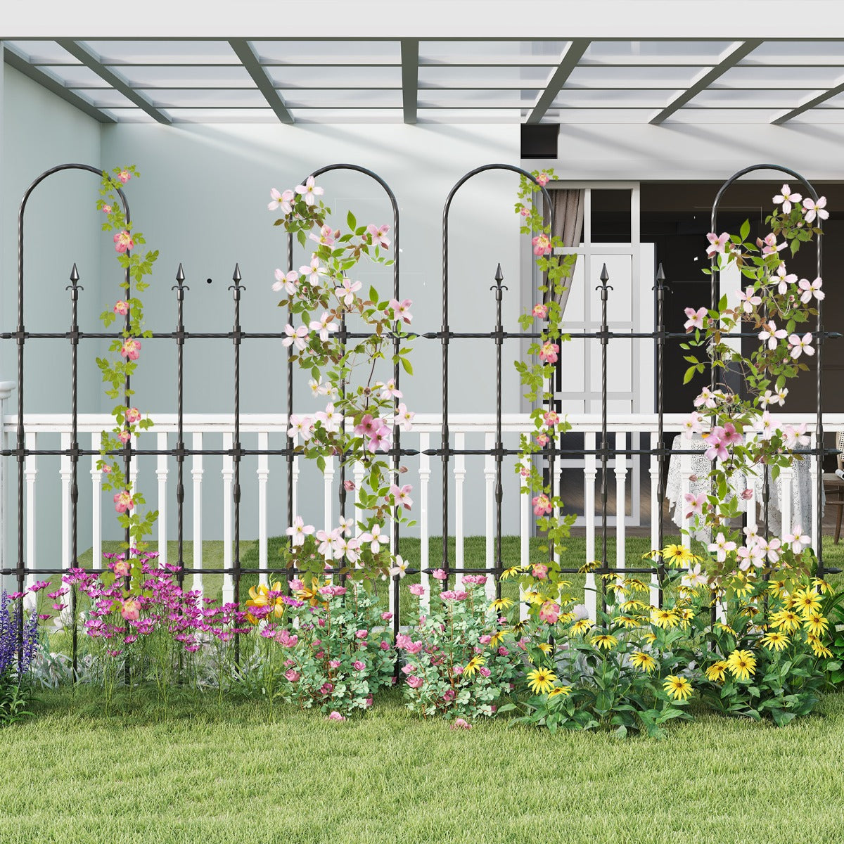 Decorative Garden Fence for Vegetable Flower Cucumber Tomato