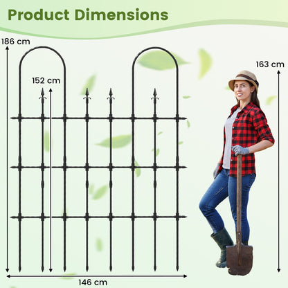 Decorative Garden Fence for Vegetable Flower Cucumber Tomato