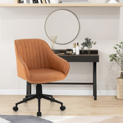 Home Office Desk Chair with 5 Rolling Wheels for Study, Bedroom, Office