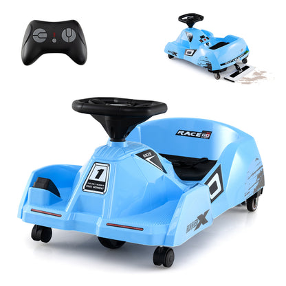 Electric Cleaning Go Kart 12V Ride on Race Car-Blue
