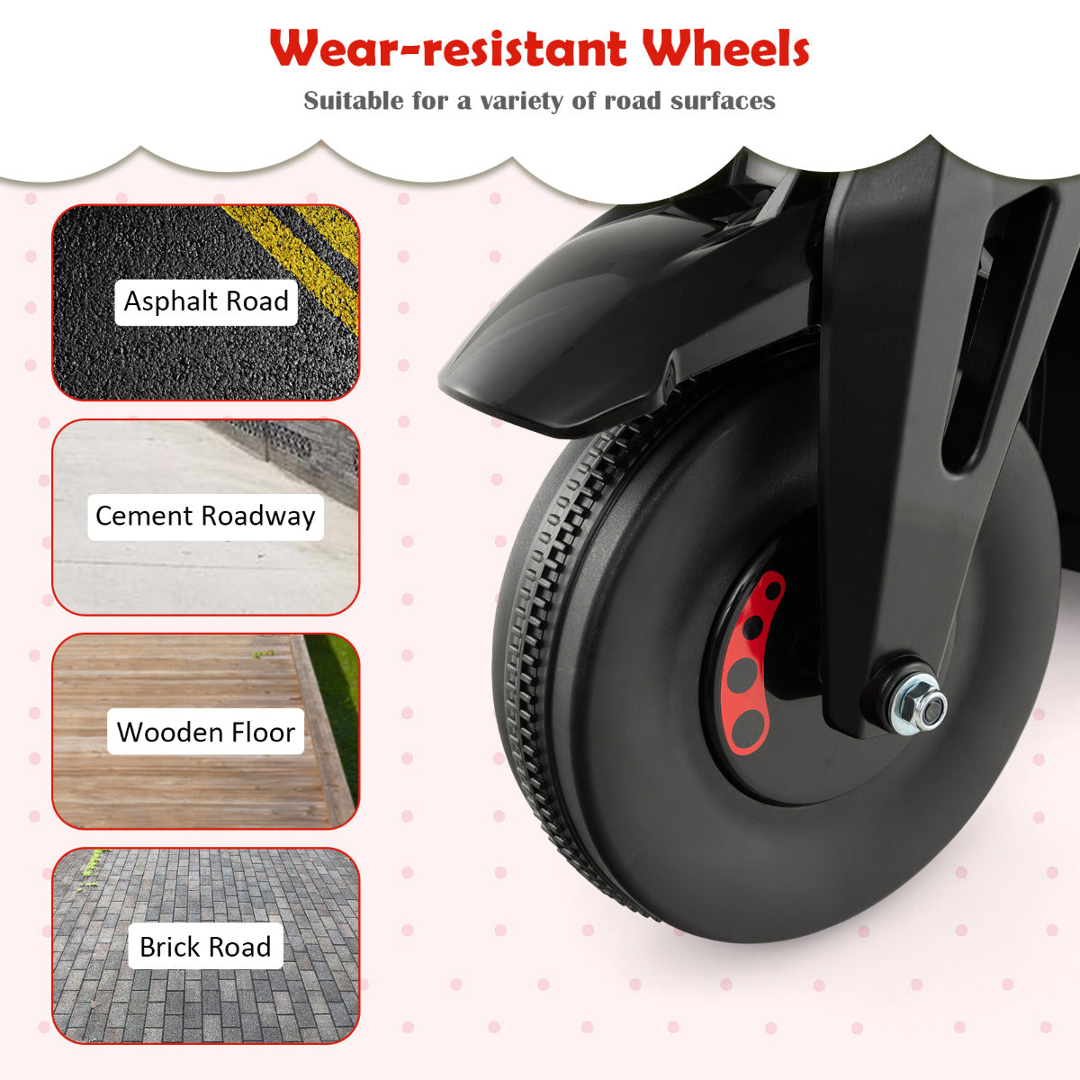 Electric Kid Ride on Motorcycle with Bubble Maker and Music Button-Black