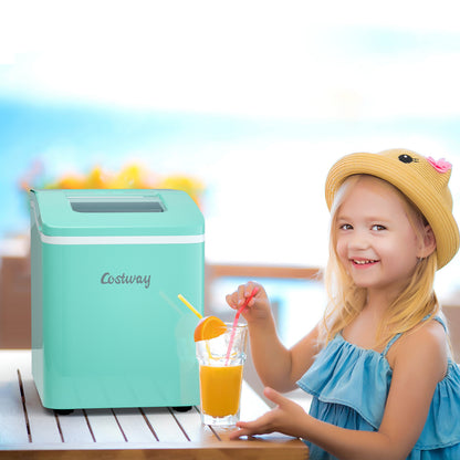Countertop Ice Maker with Removable Basket for Home