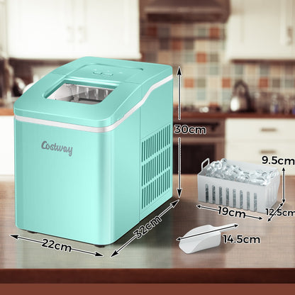 Countertop Ice Maker with Removable Basket for Home