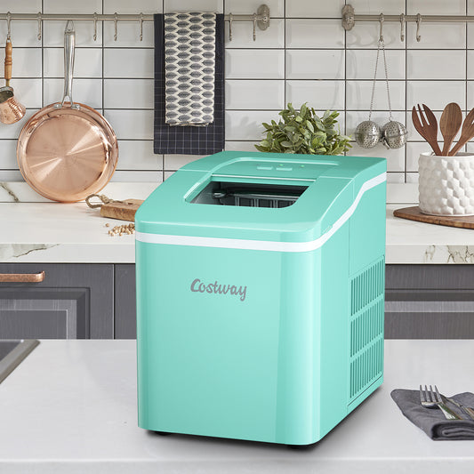 Countertop Ice Maker with Removable Basket for Home