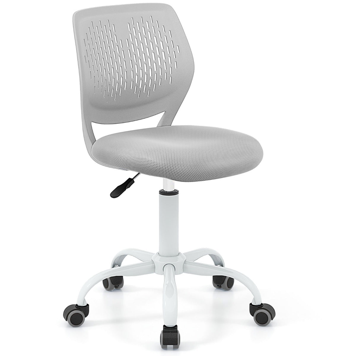 Ergonomic Children Study Chair with Adjustable Height for Boys Girls Teens-Grey