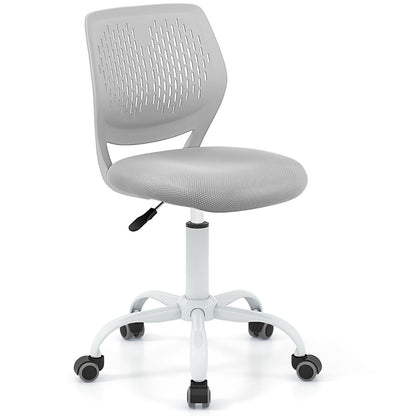 Ergonomic Children Study Chair with Adjustable Height for Boys Girls Teens-Grey