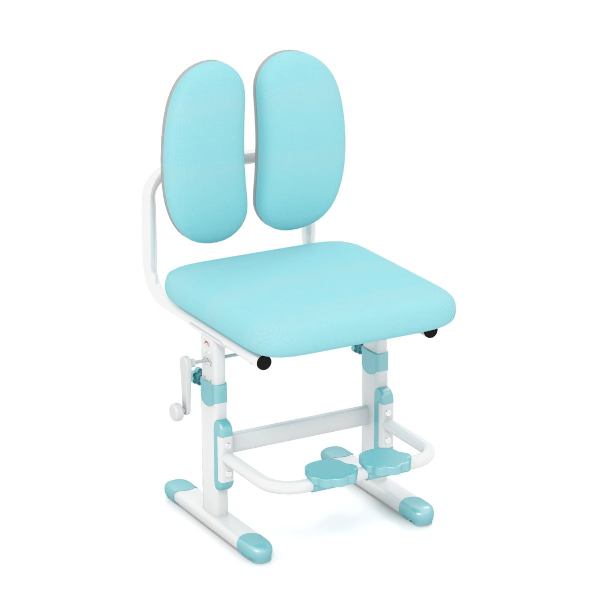 Height-adjustable Ergonomic Kids Desk Chair Children Study Chair-Blue