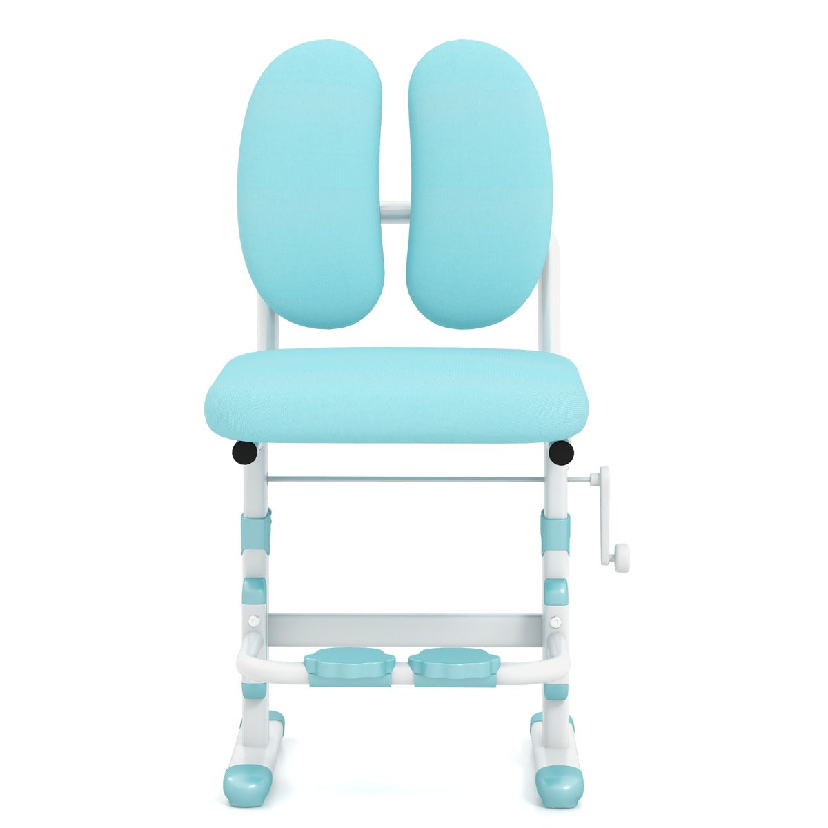 Height-adjustable Ergonomic Kids Desk Chair Children Study Chair-Blue