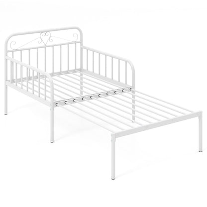 Versatile metal sofa bed provides a convenient sleeping solution for guests and overnight stays