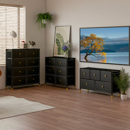 Fabric Dresser Tower with 6 Drawers for Living Room/Closet/Hallway/Nursery