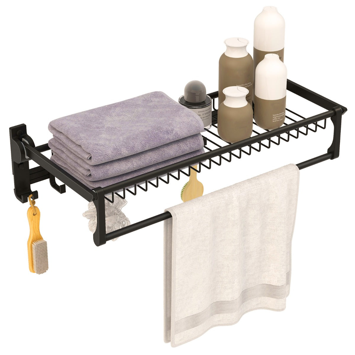 Rounded corners and smooth edges provide safer use in busy bathroom spaces