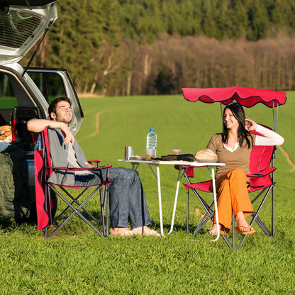 Two armrest cup holders keep drinks and small personal items within easy reach